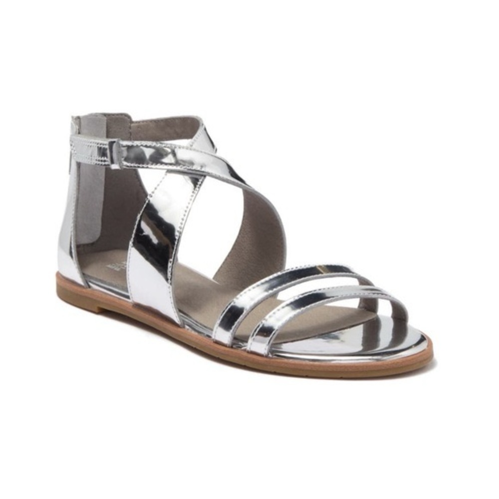 Eileen Fisher Cici Leather Sandal. NEW NO BOX OR TAGS - Picture 1 of 12